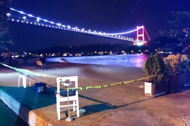 Rumeli Hisarı sahilinde iki grup arasında silahlı kavga