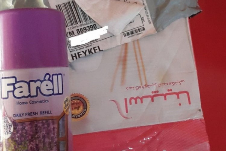 Bursa'da kargodan gelen paketi açınca şok oldu