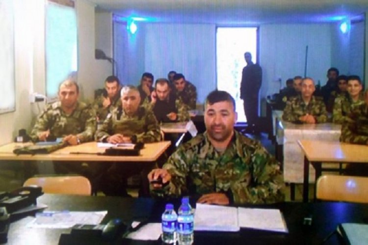 Azerbaycan ordusunun hareket merkezinden ilk kare