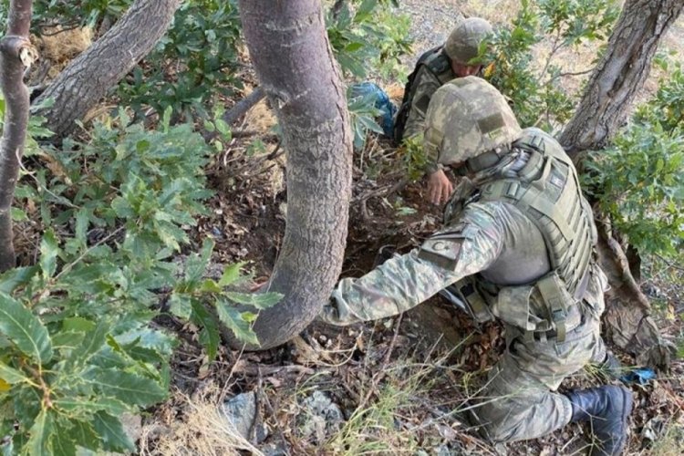PKK'ya ait çok sayıda mühimmat ele geçirildi
