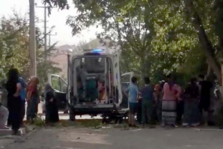 Ceviz toplarken elektrik akımına kapıldı