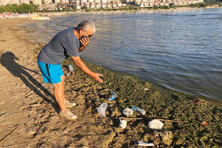 Altınkum Plajı'nda kirlilik uyarısı