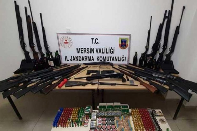 Takibe alınan araçtan 'cephanelik' çıktı