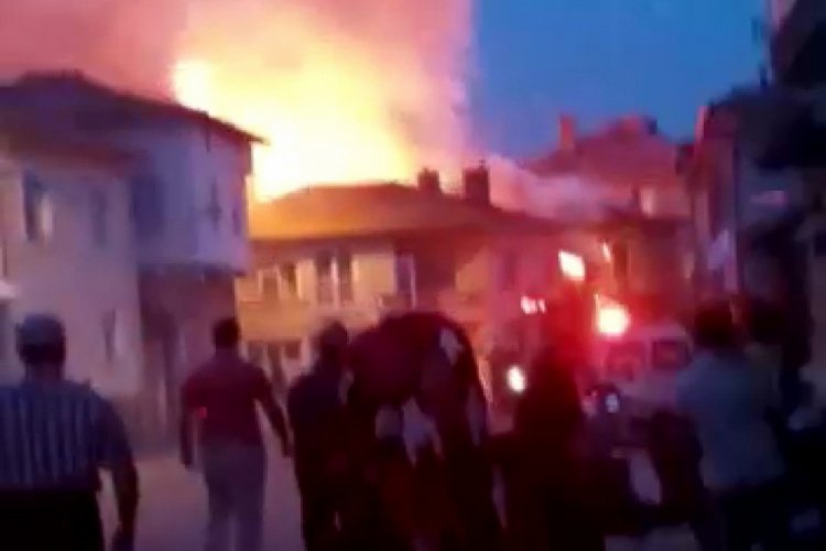 Kütahya'da yangın