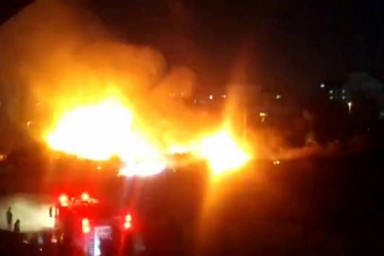 Elektrik kabloları yangına neden oldu
