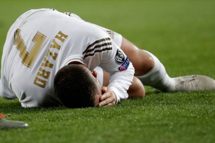 Real Madrid'de Eden Hazard sakatlandı