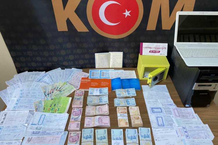 Tefeci operasyonunda 13,7 milyon liralık çek ve senet ile 208 bin lira ele geçirildi