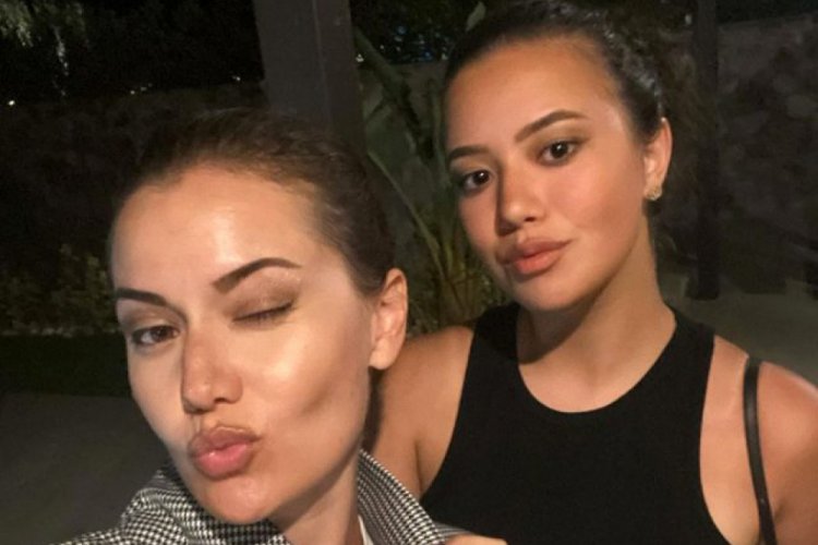 Oyuncu Fahriye Evcen yeğeniyle fotoğrafını paylaştı