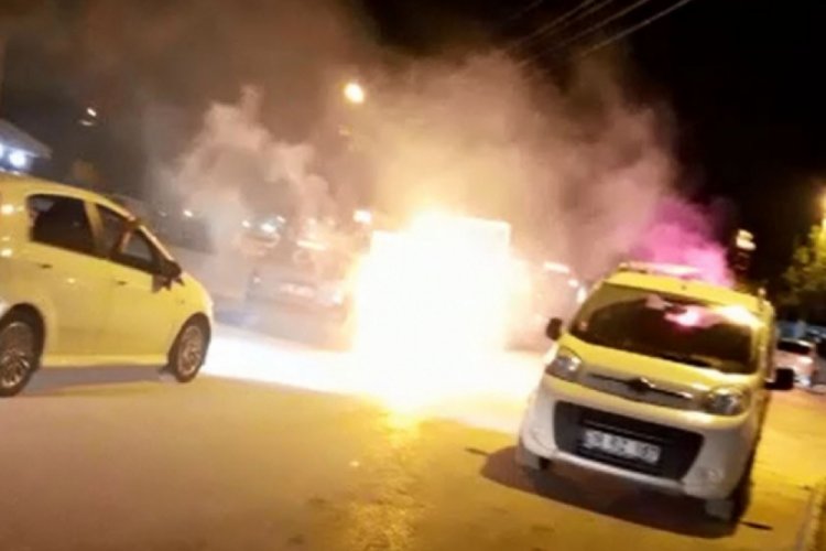 Bursa'da asker uğurlamasından şok eden görüntüler