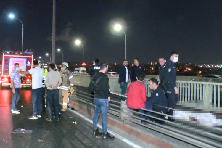 Araçtan yola fırlayan çocuk bariyerlere çarparak öldü