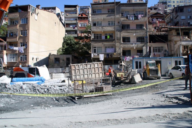 Metro inşaatında ölüm