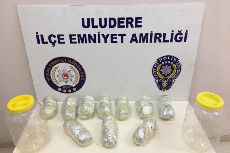Şırnak'ta uyuşturucu operasyonu