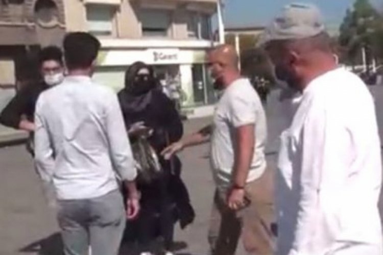 Gözaltına alınan çarşaflı şahıs erkek çıktı