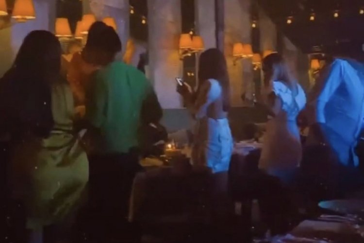 Ünlü işletmede parti rezaleti!