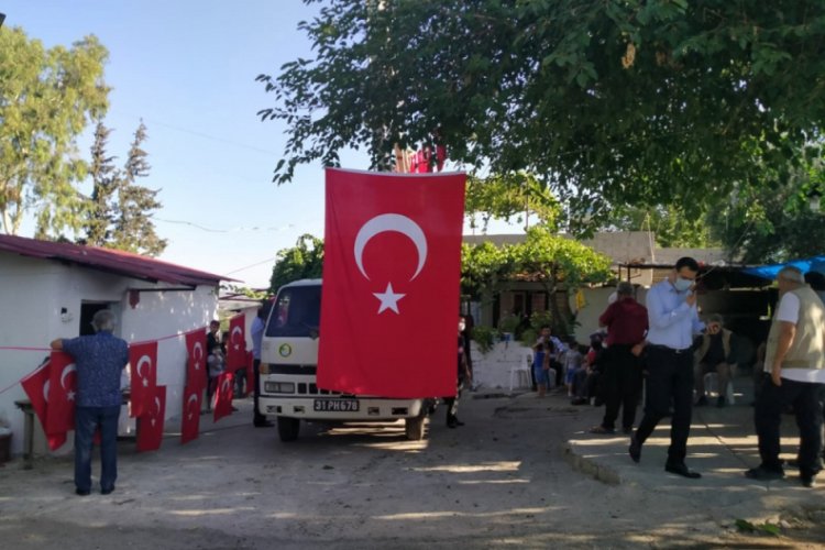 Hatay'a şehit ateşi düştü