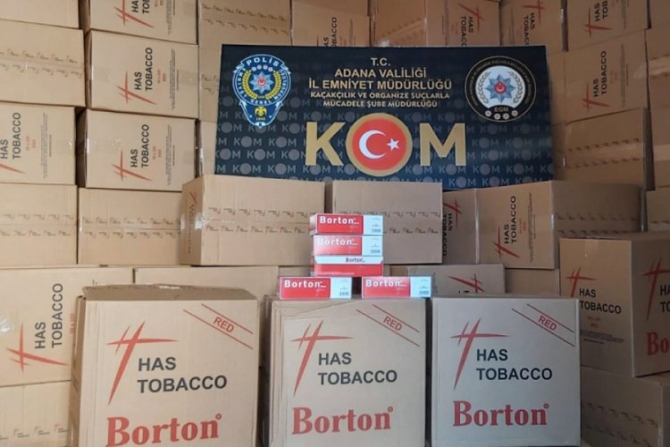 3 milyon 600 bin liralık makaron ele geçirildi