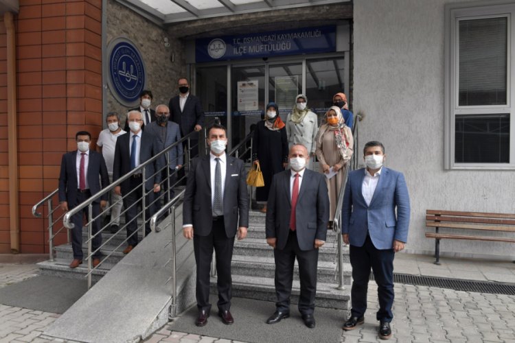 Bursa Osmangazi Belediye Başkanı Dündar'dan Müftü Uzun'a ziyaret