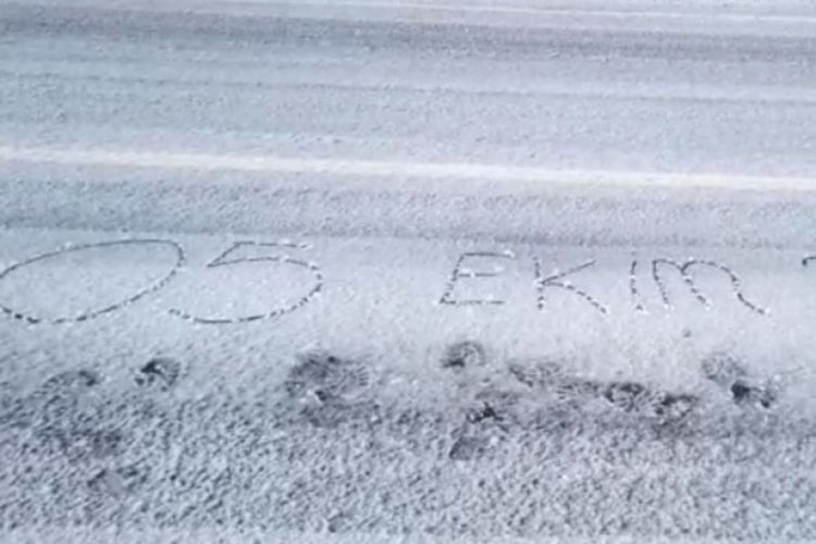 Ardahan'a mevsimin ilk karı yağdı