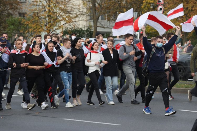 Belarus'taki protestolarda 317 kişi gözaltına alındı