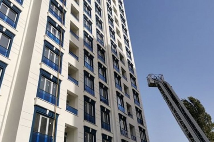 14 katlı binada yangın