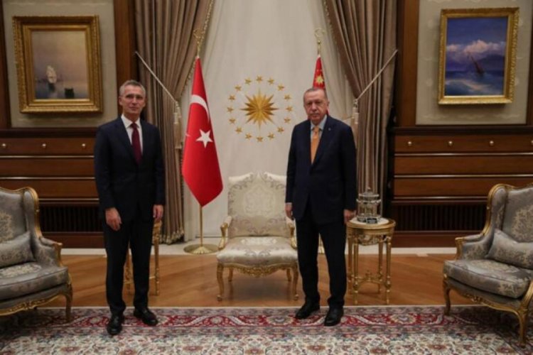 Cumhurbaşkanı Erdoğan, Stoltenberg'i kabul etti