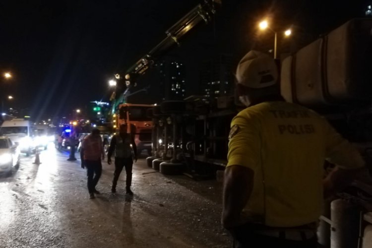 TEM'de TIR devrildi