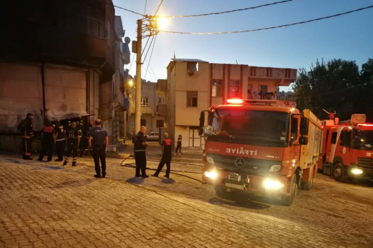 Hurda deposunda korkutan yangın