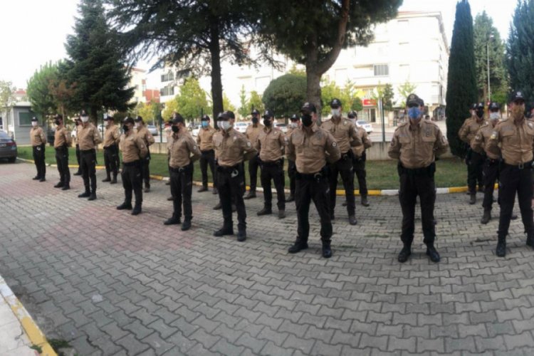 Bursa İnegöl'de 28 bekçi göreve başladı