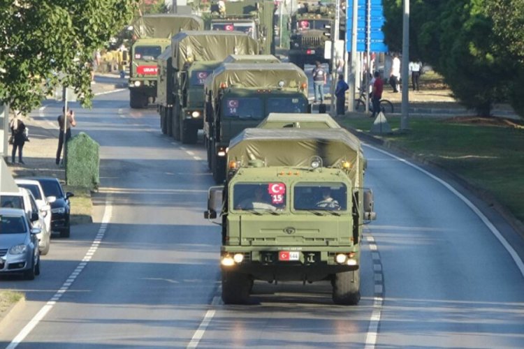 S-400'leri taşıyan ikinci konvoy Samsun'dan geçti