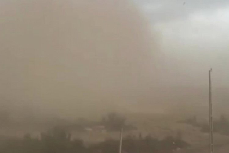 Antalya'da toz fırtınası