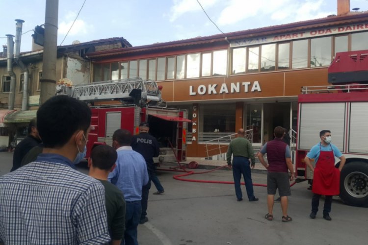 Bursa'da lokantada patlama