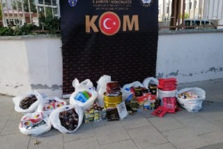 182 kilo gümrük kaçağı nargile tütünü yakalandı