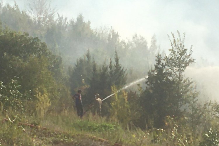 Trabzon'da korkutan yangın