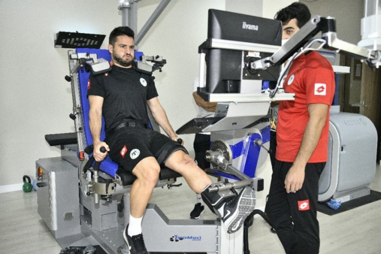 Konyaspor'da izokinetik ve kuvvet testleri yapıldı