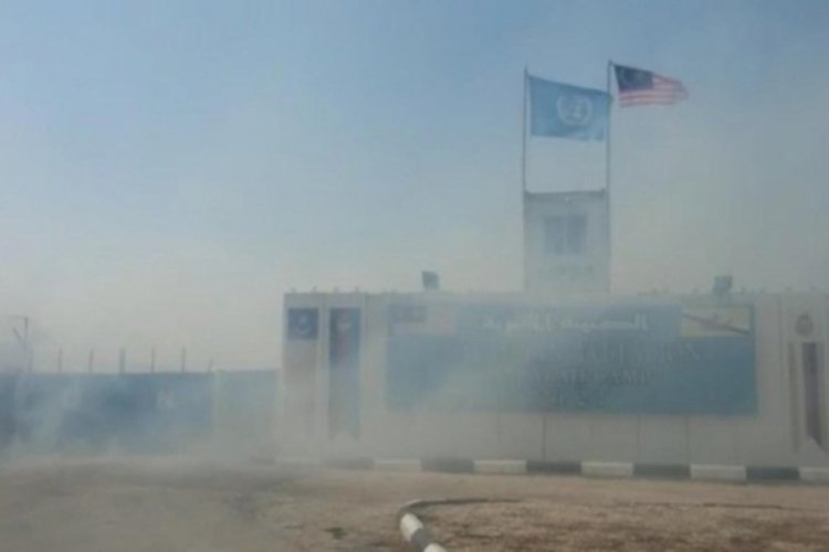 Lübnan'daki orman yangını UNIFIL merkezine sıçradı