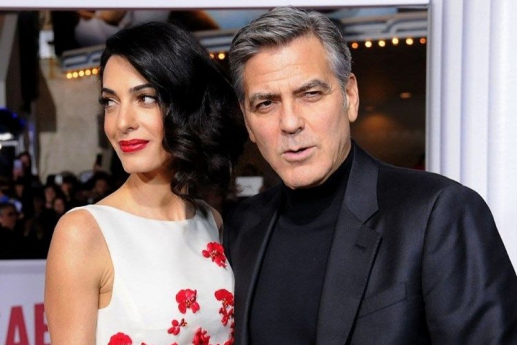 George Clooney ve Amal Clooney çiftinden tiyatroya bağış