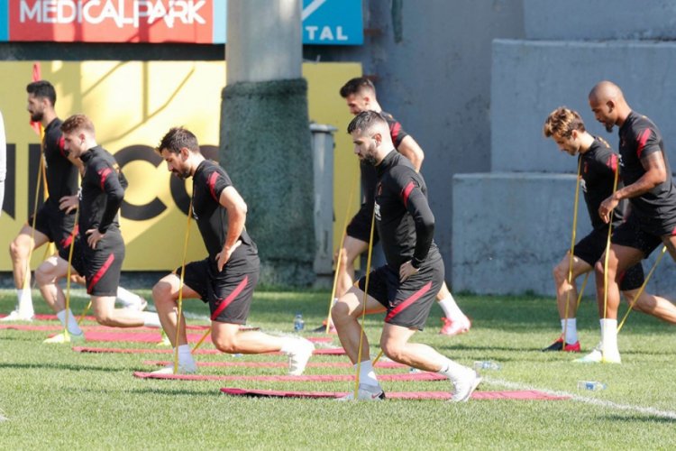 Galatasaray, Alanyaspor hazırlıklarını sürdürdü