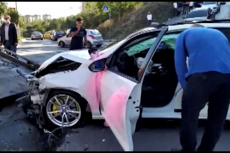 Kontrolden çıkan kamyonet dehşet saçtı