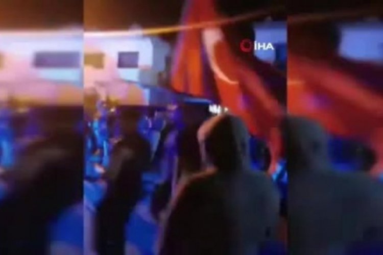 Rumlar Derinya Sınır Kapısı'nda olay çıkarttı