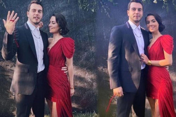 İsmail Ege Şaşmaz ile Hande Ünal nişanlandı