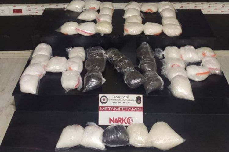 Hakkari'de 139 kilo uyuşturucu ele geçirildi