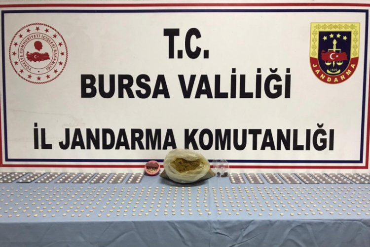 Bursa'da 851 adet uyuşturucu hap ele geçirildi! 1 gözaltı