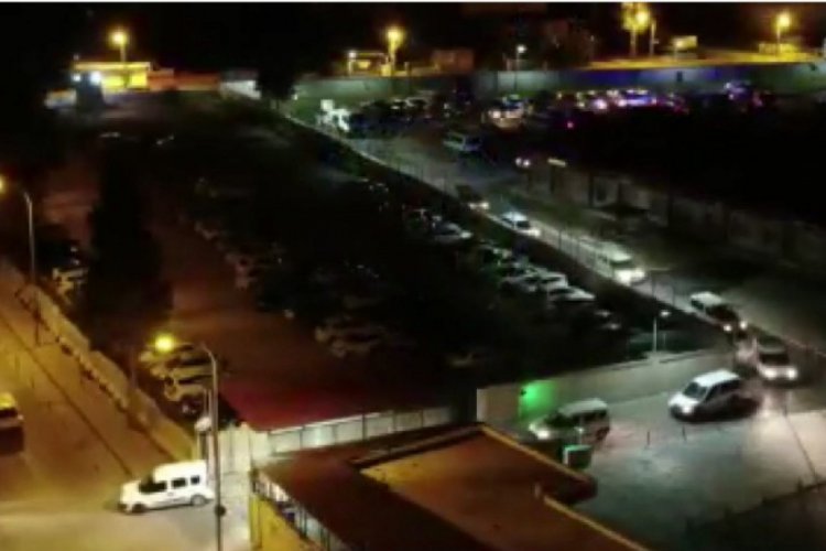 Torbacı operasyonu havadan görüntülendi