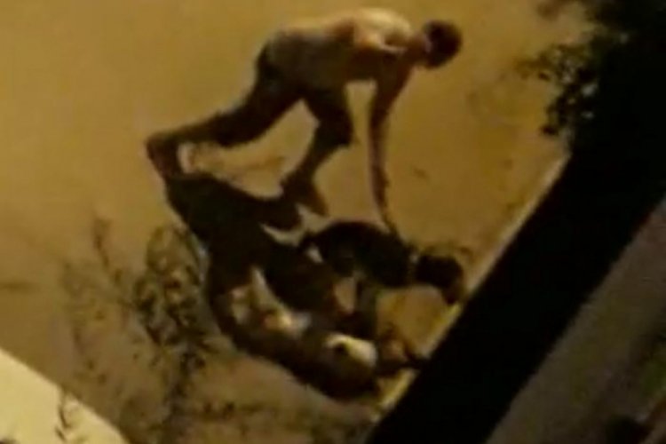 Köpeklere boruyla dayak tepki çekti