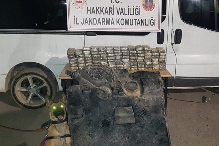 49 kilo 936 gram eroin ele geçirildi