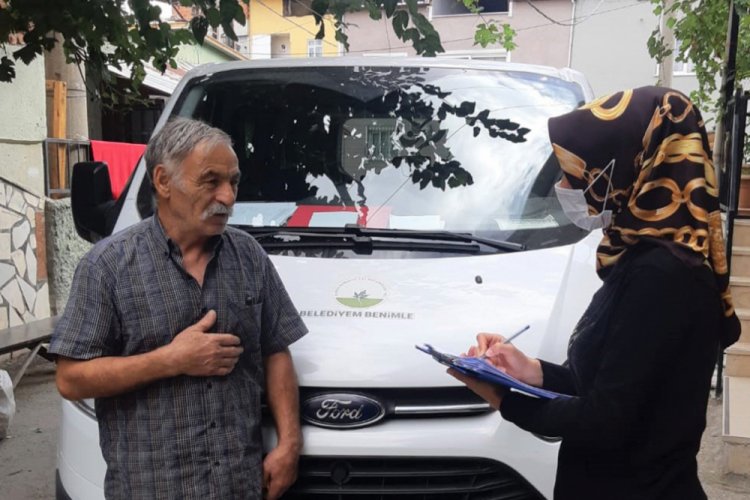 Bursa Osmangazi 10 günde 34 bin 451 sosyal destek