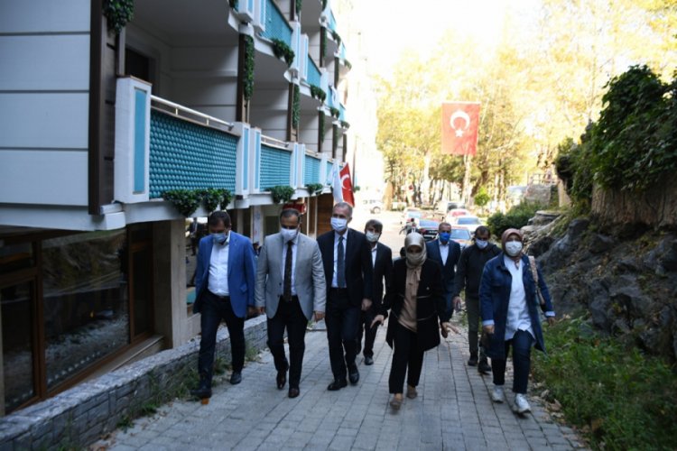 Bursa Oylat'ta eko turizm yürüyüş yolu hayat buluyor