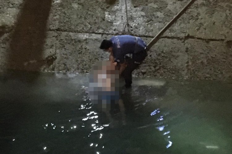 Mersin'de kanalda erkek cesedi bulundu