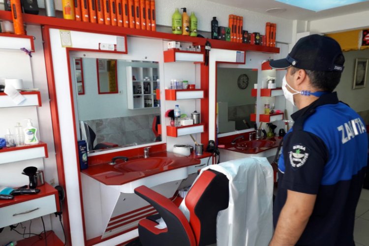Bursa'da zabıtadan kapsamlı korona denetimi
