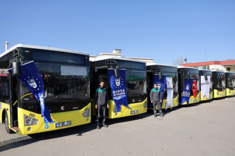 Bursa'da ulaşım filosuna güçlü takviye
